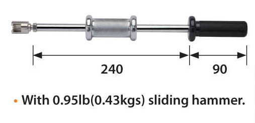 Mine Sliding Hammer Set